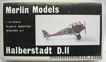 Merlin Models 1/72 Halberstadt D-II - (D.II) plastic model kit